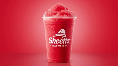 Sheetz Strawberry Slushie drink