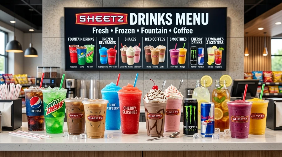 Sheetz Drinks Menu