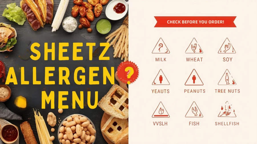 Sheetz Allergen Menu